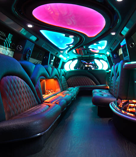 gorgeous limousine interior